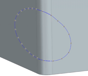 编辑一条曲线绘制Draw Shape in Siemens NX
