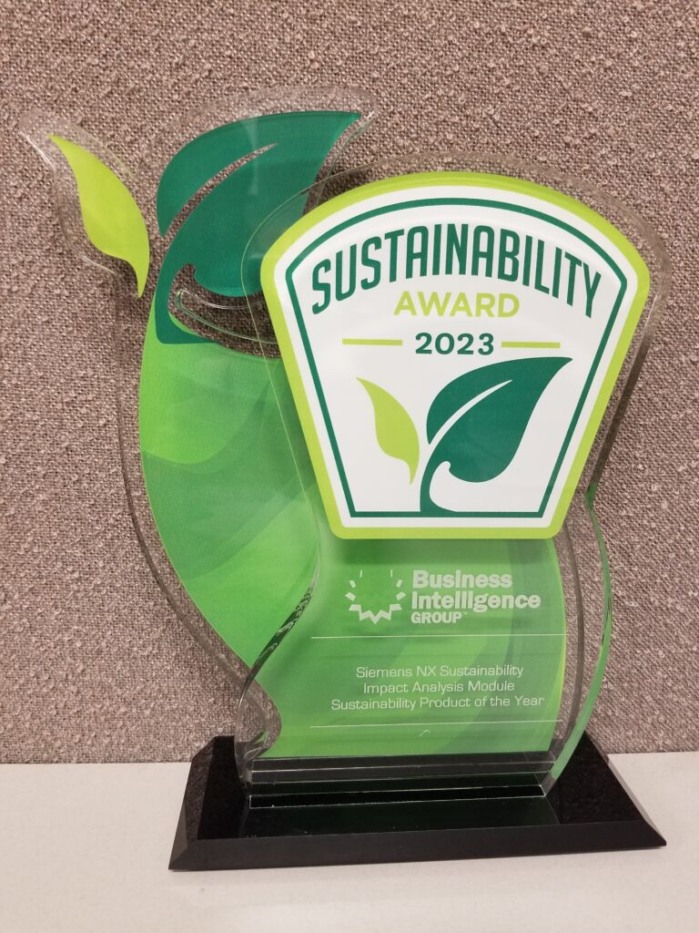 2023可持续性奖 看起来像豆尾带两叶开云体育平台登录siemensnx可持续性分析模块,全年可持续产品