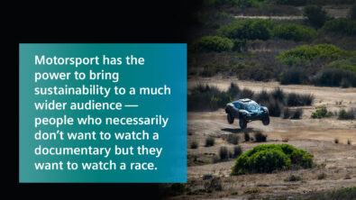 亚历杭德罗·阿加格在赛车运动中倡导可持续发展-第一部分